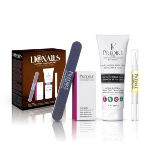 Predire ParisLionails Luxury Manicure Set | Almond Milk and Honey 4-Piece Set